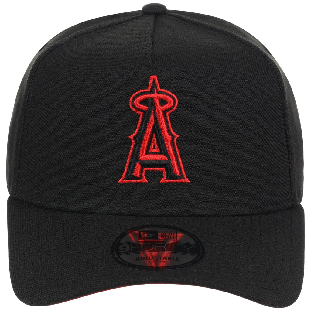 Anaheim Angels MLB Black x Red FASHION CORE New Era 9FORTY A-Frame