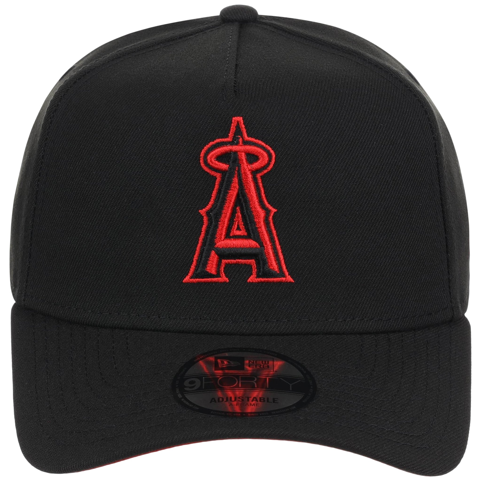 Anaheim Angels MLB Black x Red FASHION CORE New Era 9FORTY A-Frame
