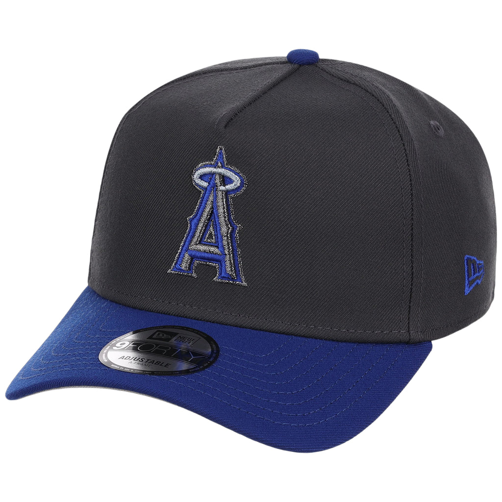 Anaheim Angels MLB Graphite x Royal FASHION CORE New Era 9FORTY A-Frame