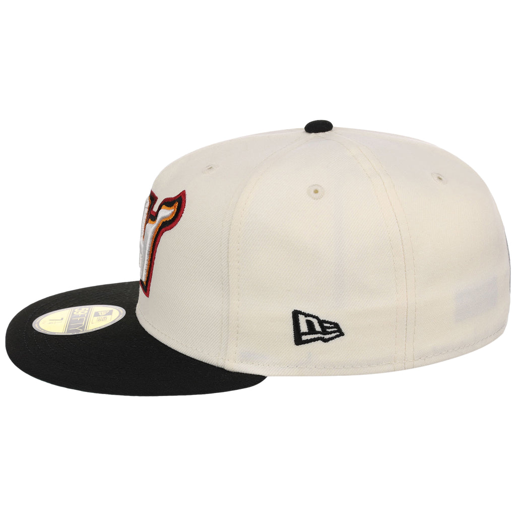 Miami Heat NBA Chrome OTC New Era 59FIFTY (Chrome/Black)
