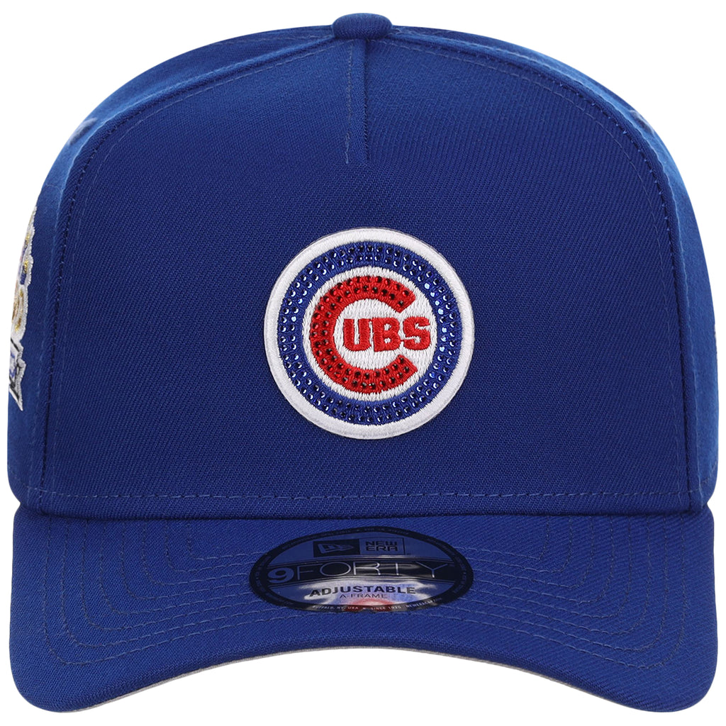 Chicago Cubs MLB Diamond Bling New Era 9FORTY A-Frame