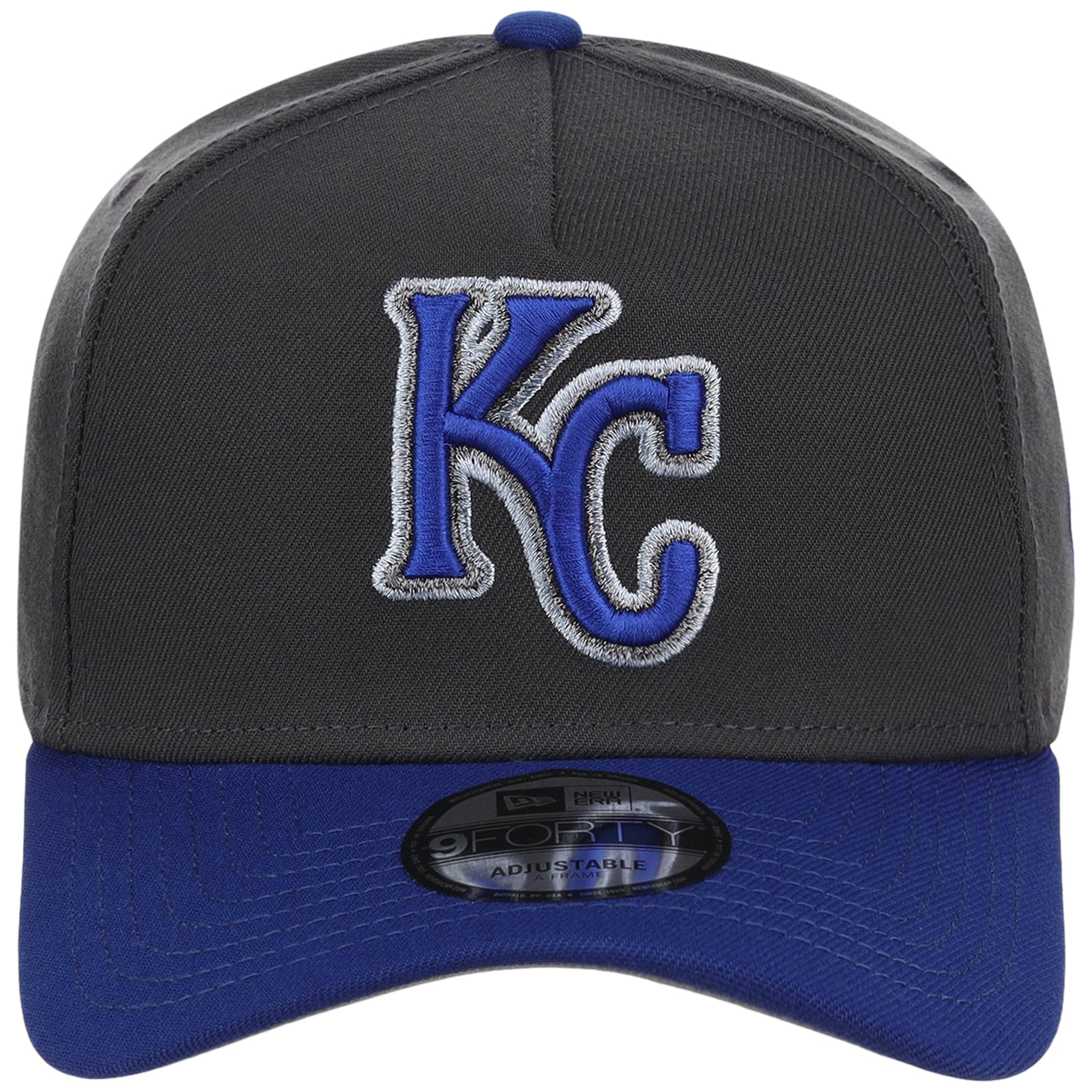 Kansas City Royals MLB Graphite x Royal FASHION CORE New Era 9FORTY A-Frame