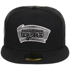 San Antonio Spurs NBA Liquid Titanium New Era 59FIFTY