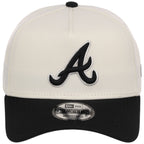 Atlanta Braves MLB Chrome x Black FASHION CORE New Era 9FORTY A-Frame