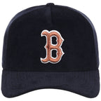 Boston Red Sox MLB Navy Cord FASHION CORE New Era 9FORTY A-Frame