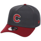 Chicago Cubs MLB Graphite x Cardinal FASHION CORE New Era 9FORTY A-Frame