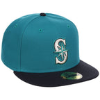 Seattle Mariners MLB Cooperstown Authentic Collection New Era 59FIFTY (Teal/Navy)