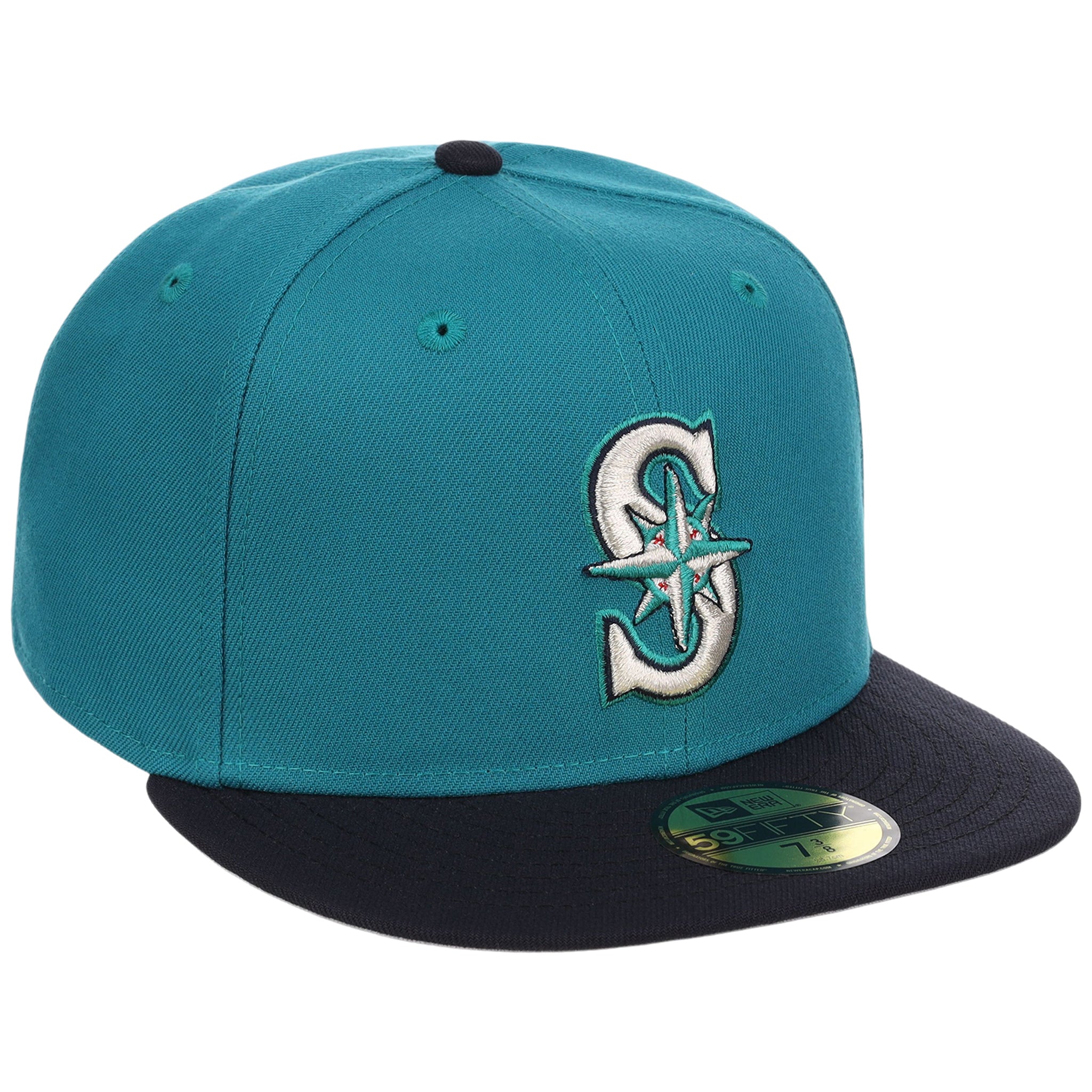 Seattle Mariners MLB Cooperstown Authentic Collection New Era 59FIFTY (Teal/Navy)