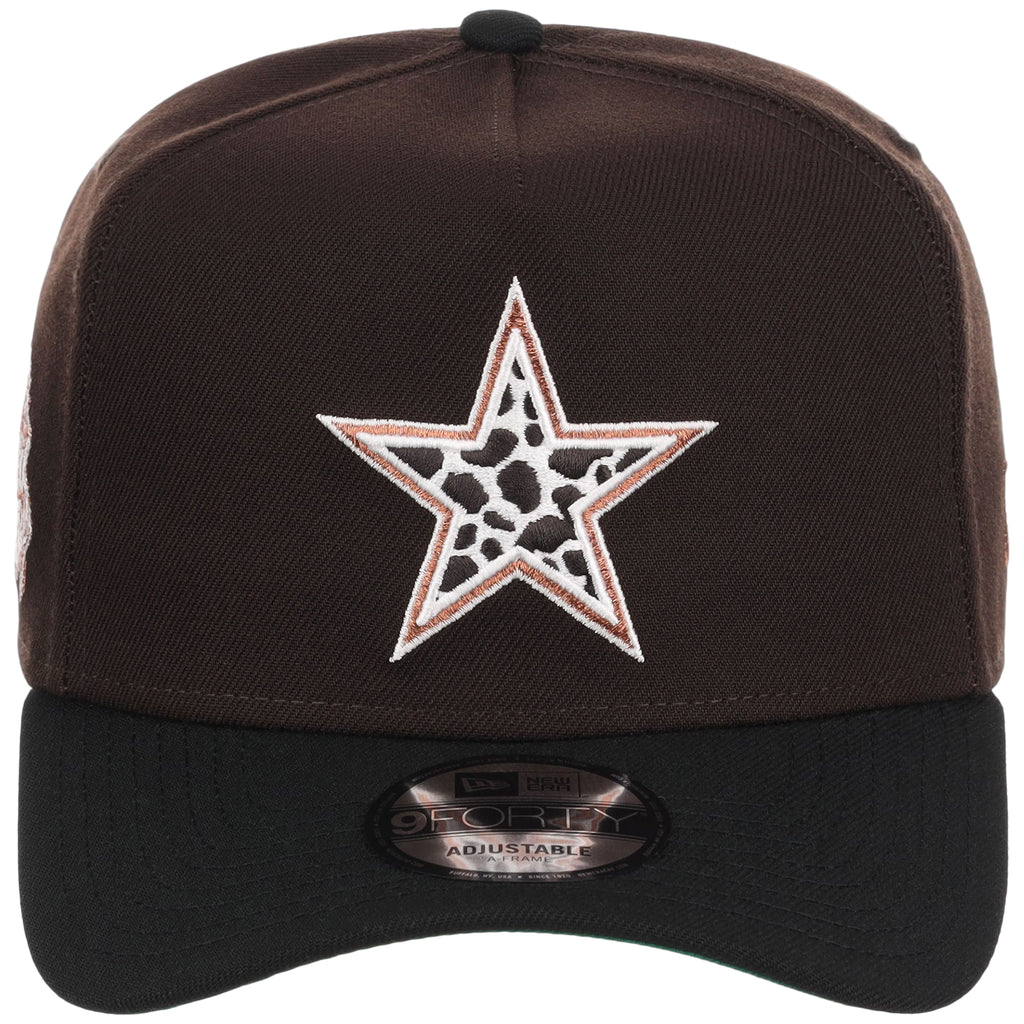 Dallas Cowboys Burnt Graphite Dallas Starhide New Era 9FORTY A-Frame