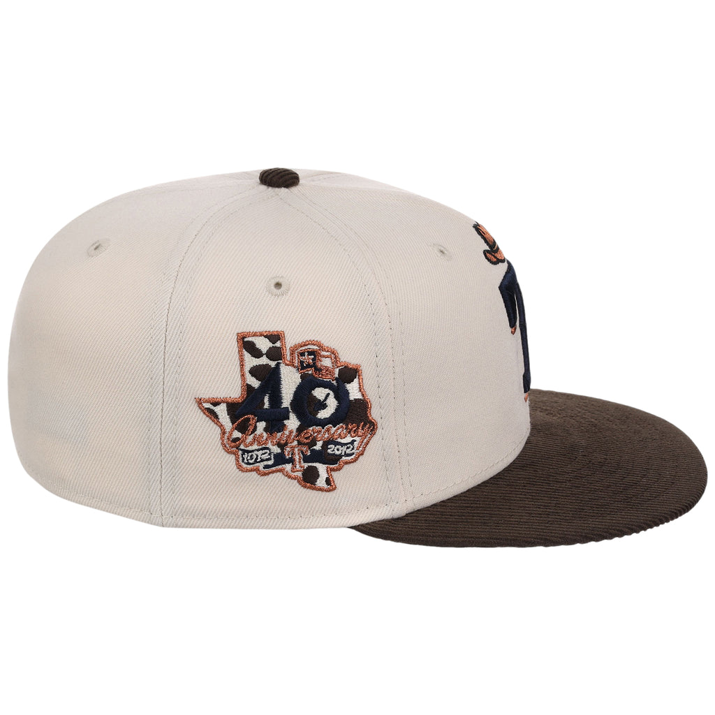 Texas Rangers Lone Star Livestock New Era 59FIFTY (Cream/Walnut)