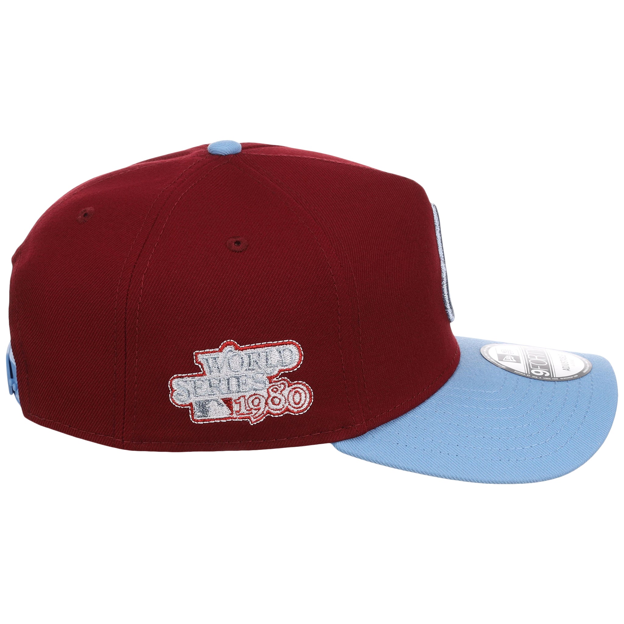 Philadelphia Phillies MLB Flipmode 2.0 New Era 9FORTY A-Frame (Cardinal/Sky/Gray)