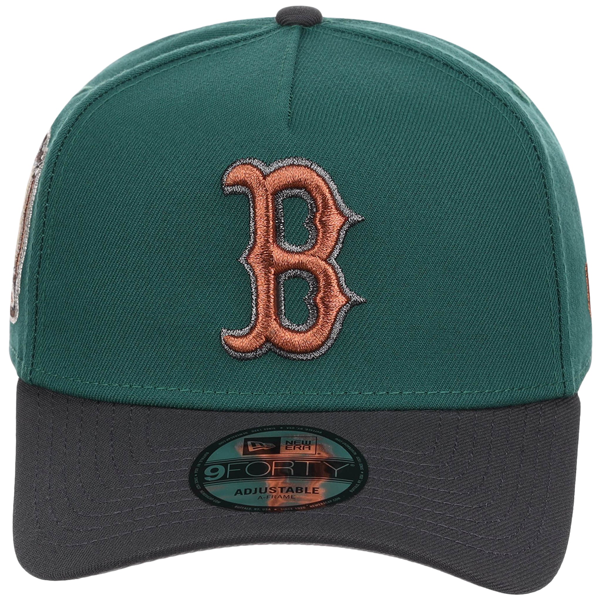 Boston Red Sox MLB Emerald Graphite New Era 9FORTY