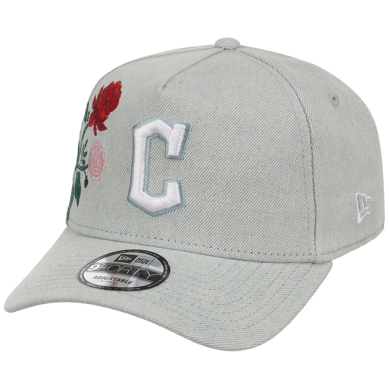 アイドル NEW G/FORE New Era 9THIRTY Cap M/L Cleveland Guardians MLB Denim Flower New Era 9FORTY – LidsHatDrop