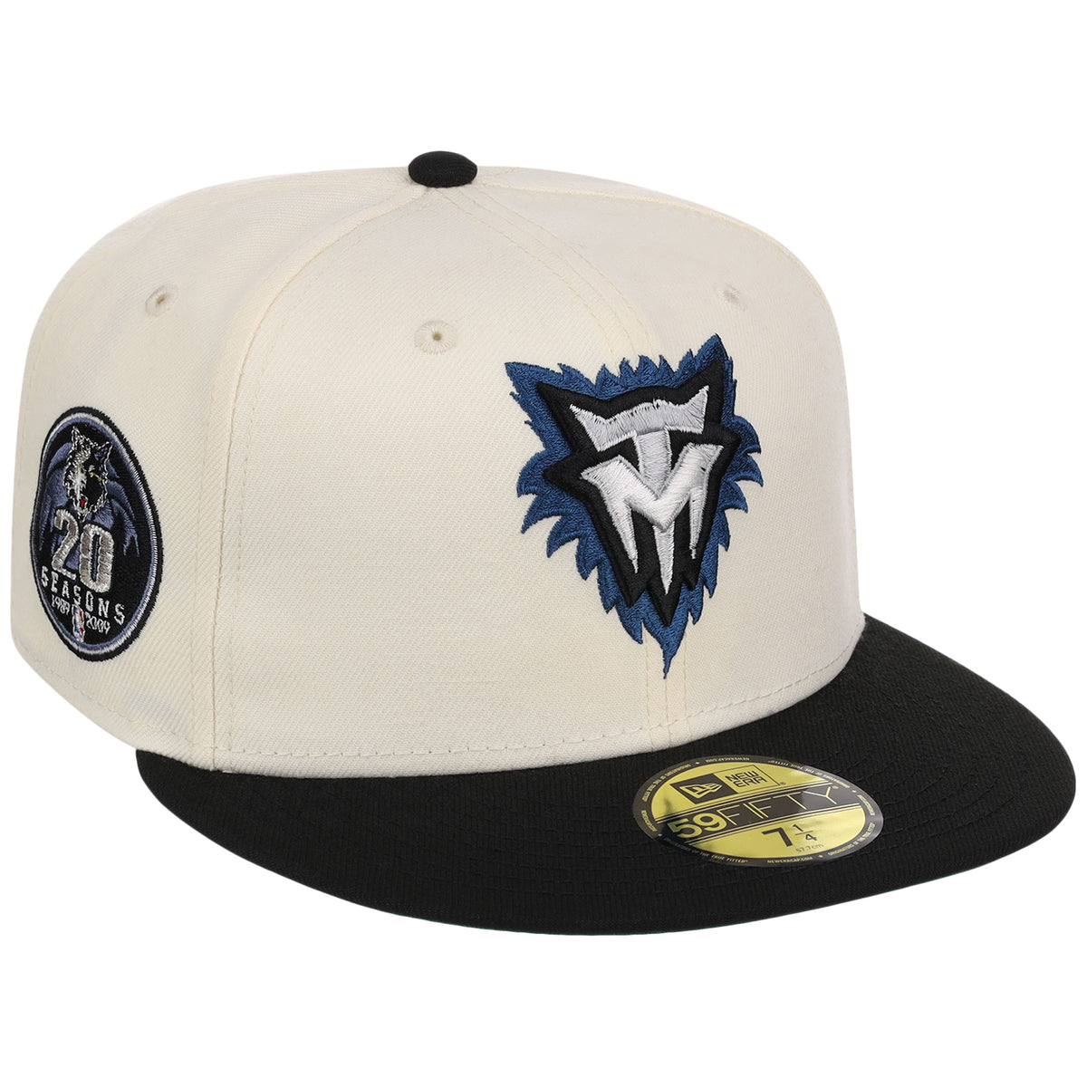 Minnesota Timberwolves NBA Chrome OTC New Era 59FIFTY (Chrome/Black)