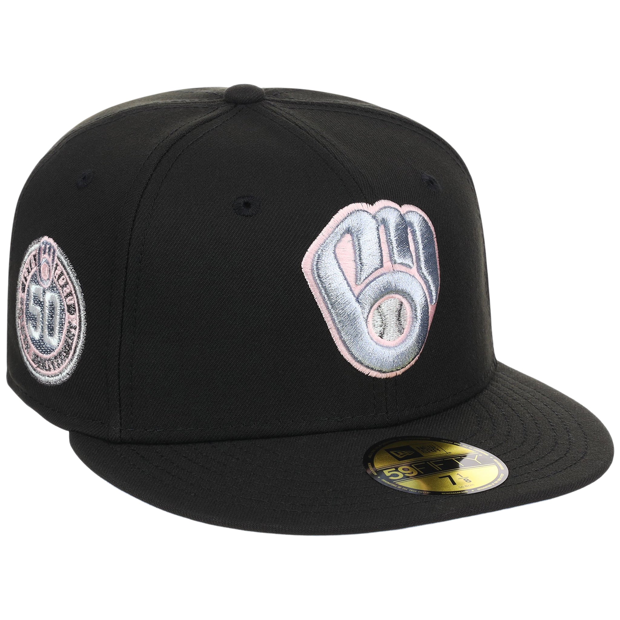 Milwaukee Brewers MLB Pewter Skies New Era 59FIFTY