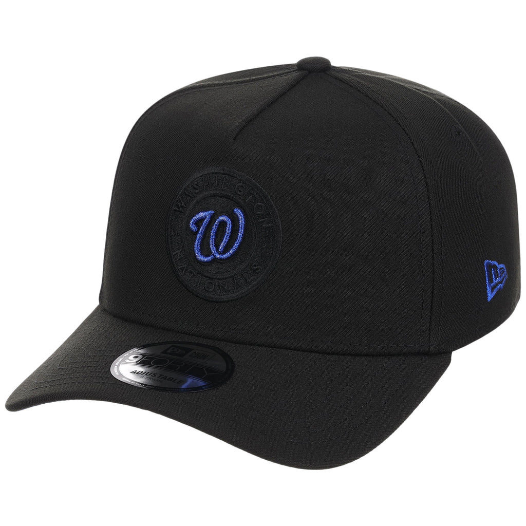 Washington Nationals MLB Black x Royal FASHION CORE New Era 9FORTY A-Frame