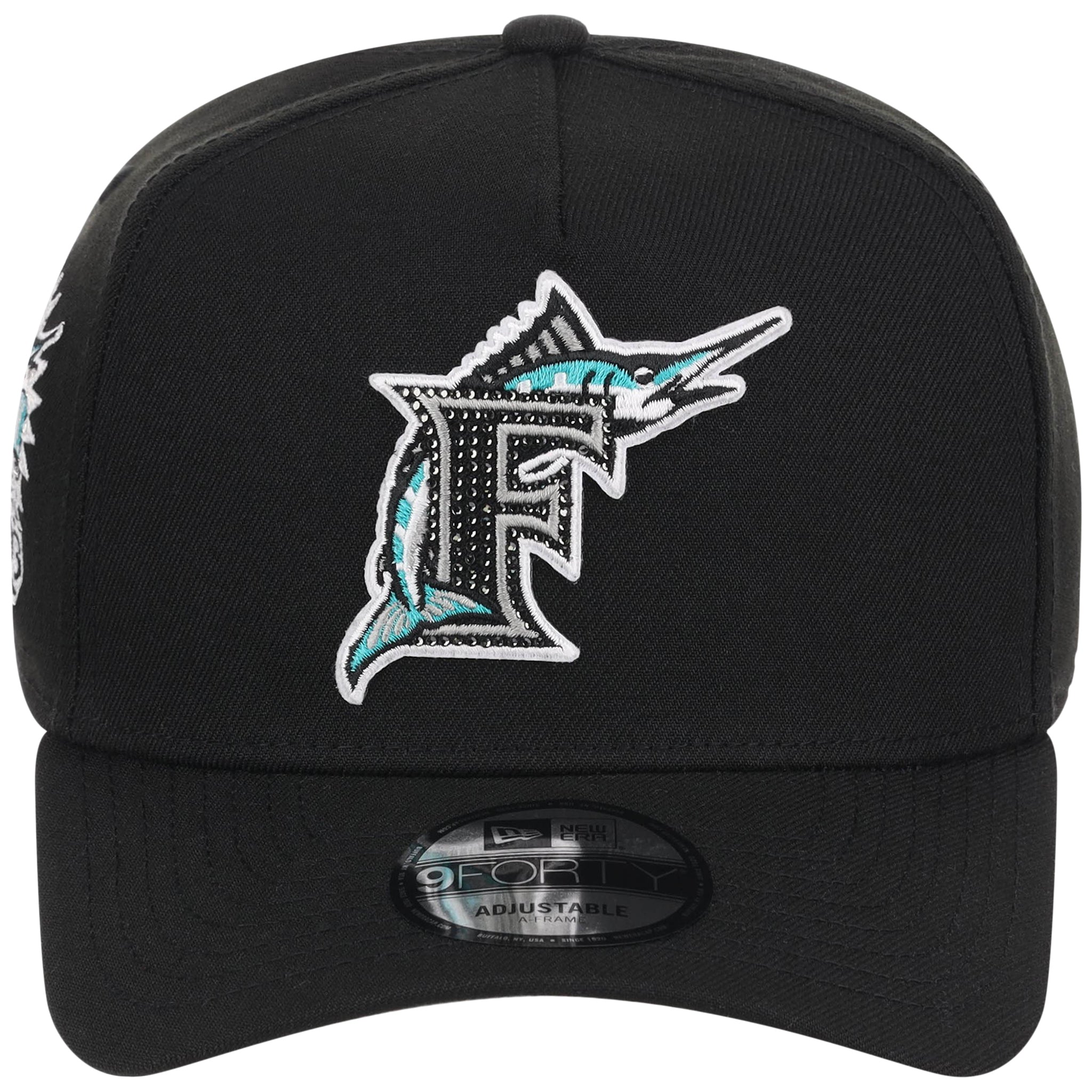Miami Marlins MLB Diamond Bling New Era 9FORTY A-Frame