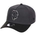 San Francisco Giants MLB Graphite x Black FASHION CORE New Era 9FORTY A-Frame