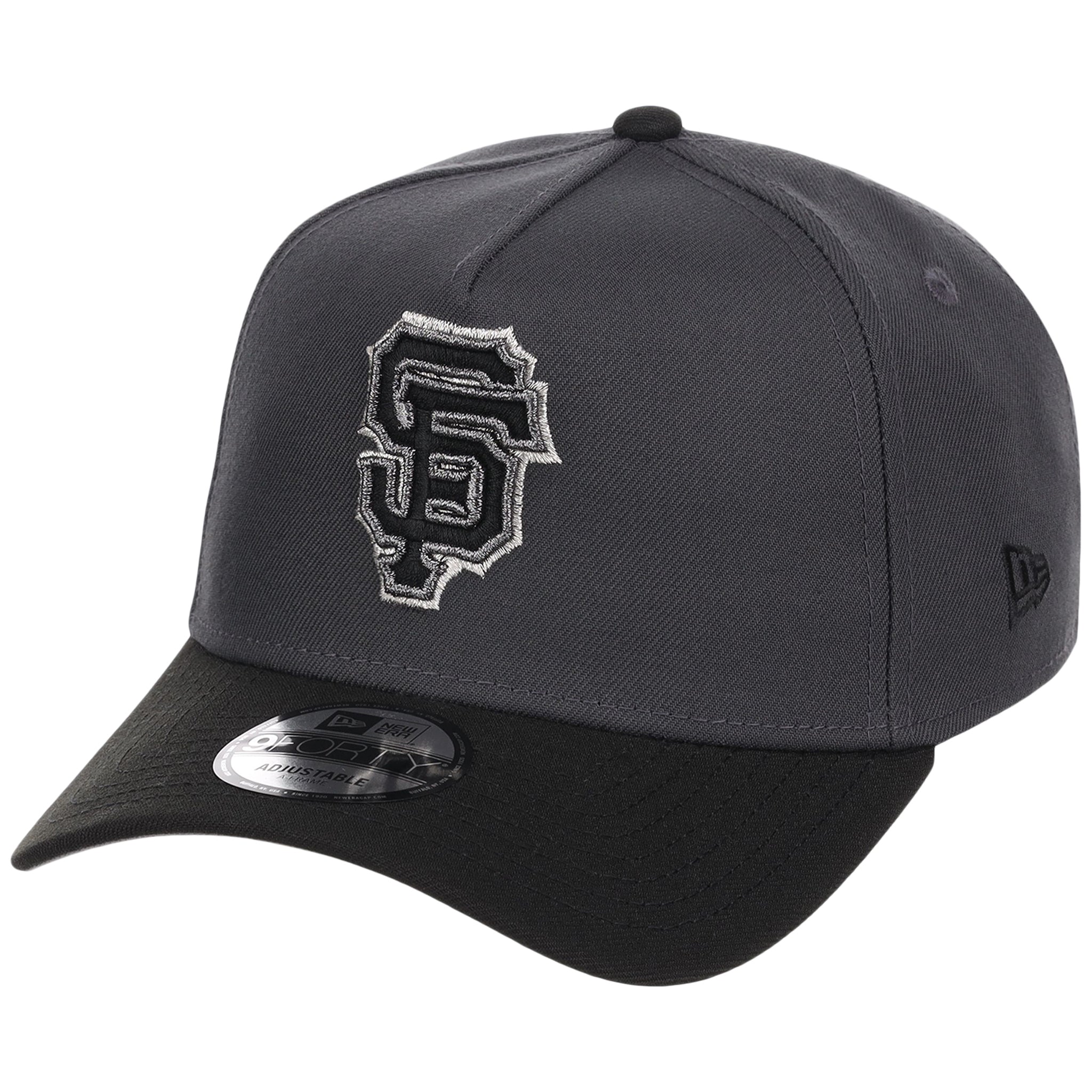 San Francisco Giants MLB Graphite x Black FASHION CORE New Era 9FORTY A-Frame