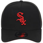 Chicago White Sox MLB Black x Red FASHION CORE New Era 9FORTY A-Frame