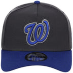 Washington Nationals MLB Graphite x Royal FASHION CORE New Era 9FORTY A-Frame