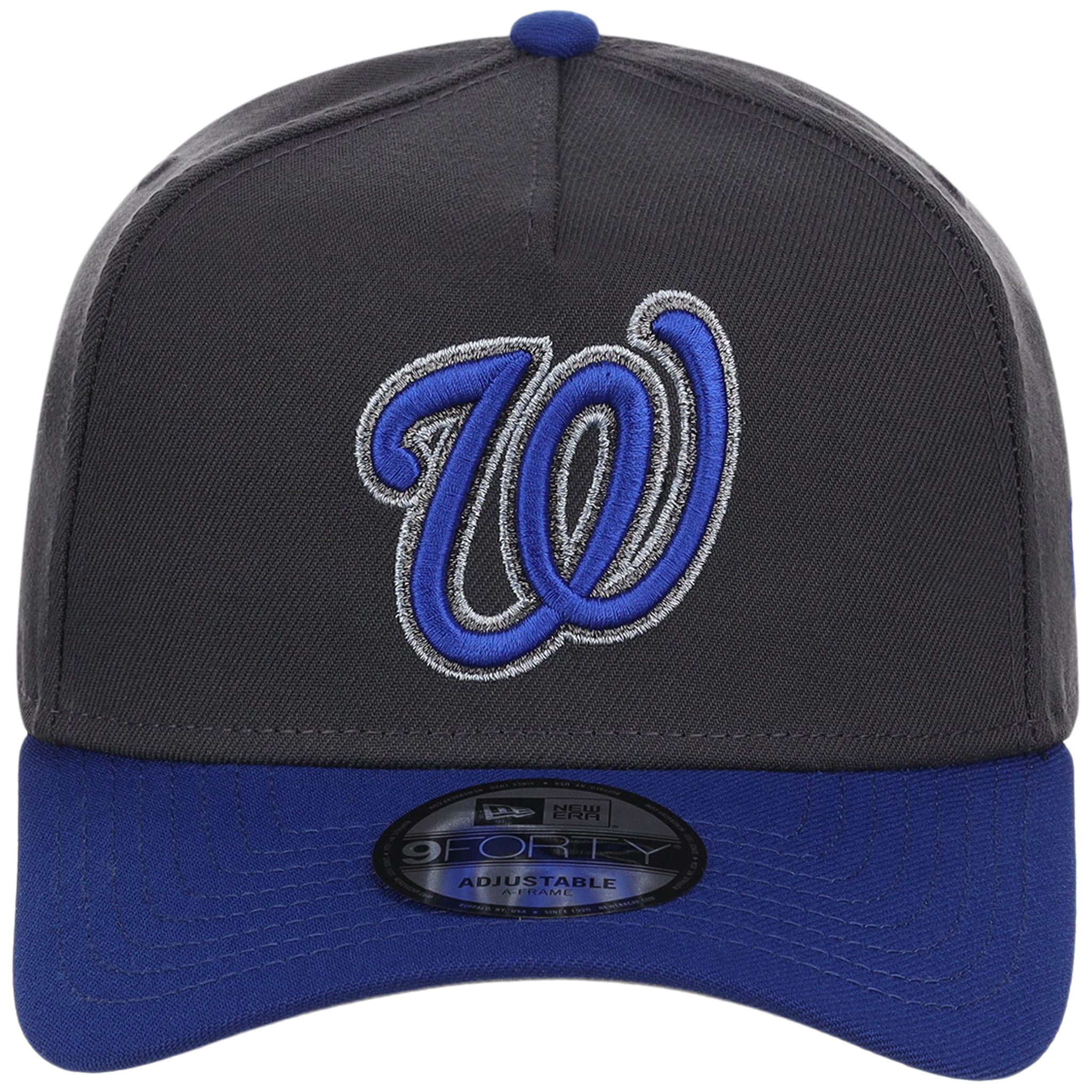 Washington Nationals MLB Graphite x Royal FASHION CORE New Era 9FORTY A-Frame