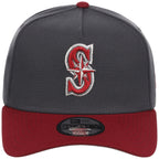 Seattle Mariners MLB Graphite x Cardinal FASHION CORE New Era 9FORTY A-Frame