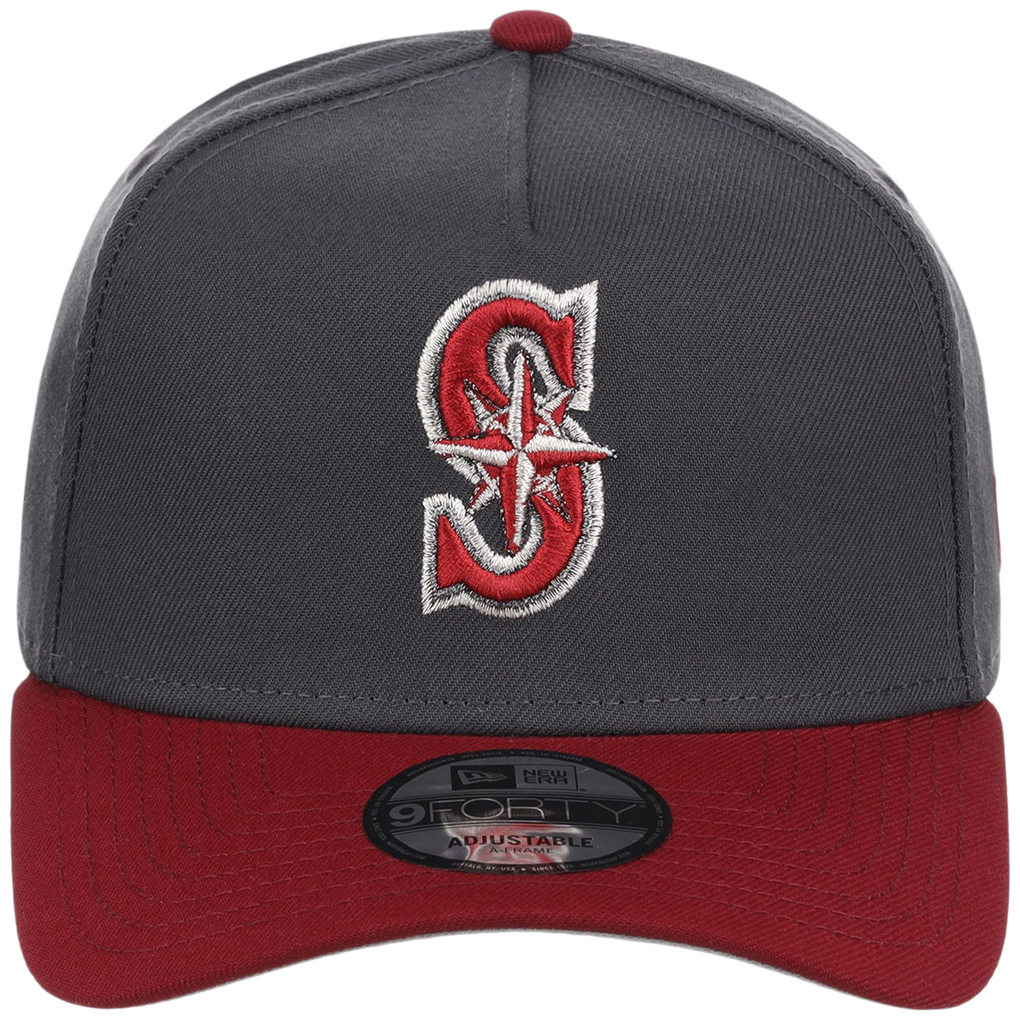 Seattle Mariners MLB Graphite x Cardinal FASHION CORE New Era 9FORTY A-Frame
