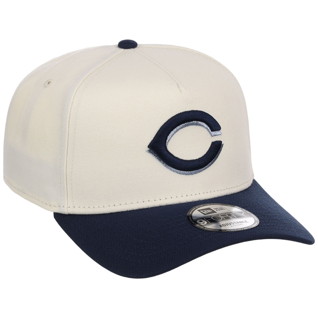 Cincinnati Reds MLB Chrome x Navy FASHION CORE New Era 9FORTY A-Frame