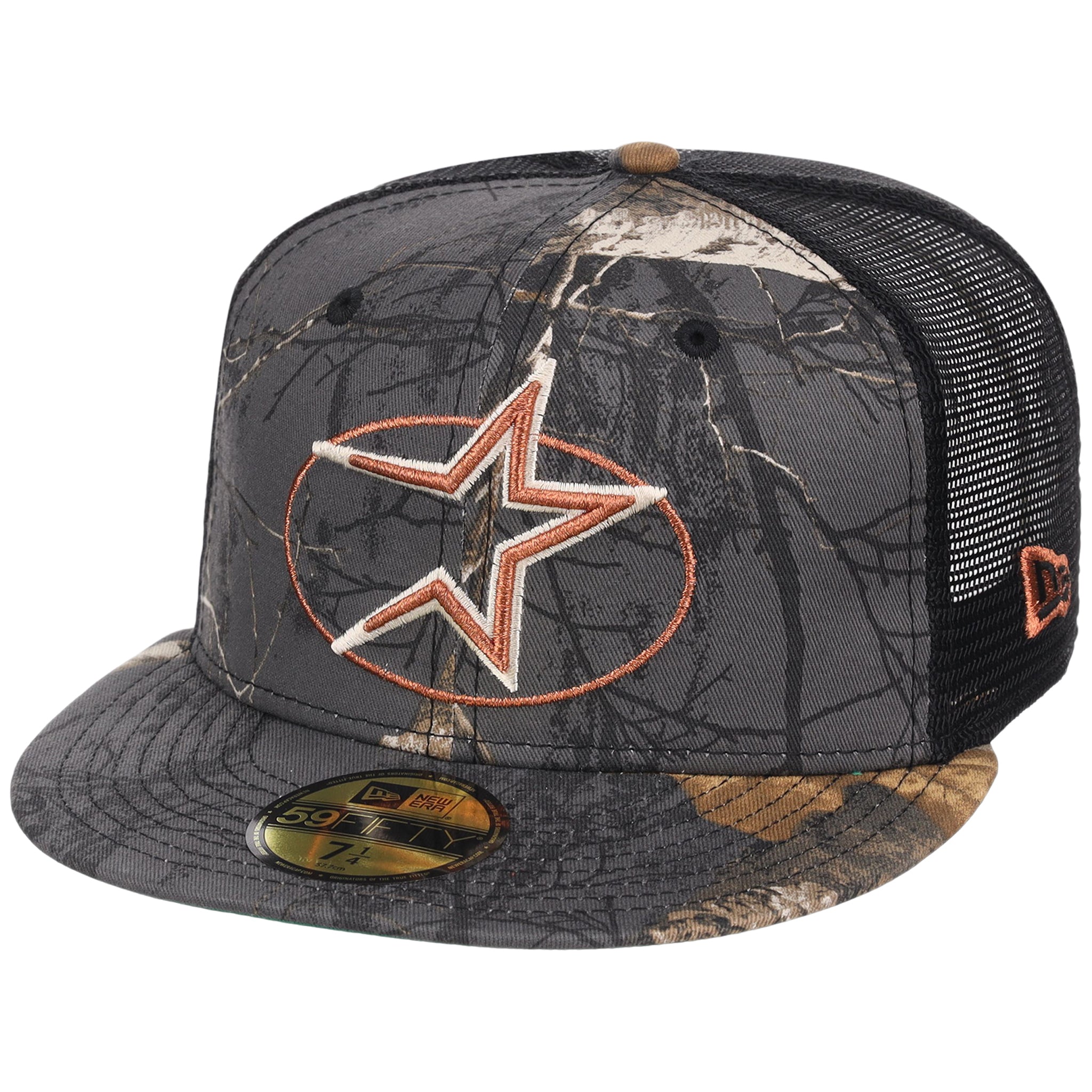 Houston Astros MLB Black Realtree Trucker New Era 59FIFTY