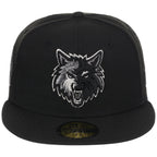 Minnesota Timberwolves NBA Liquid Titanium New Era 59FIFTY