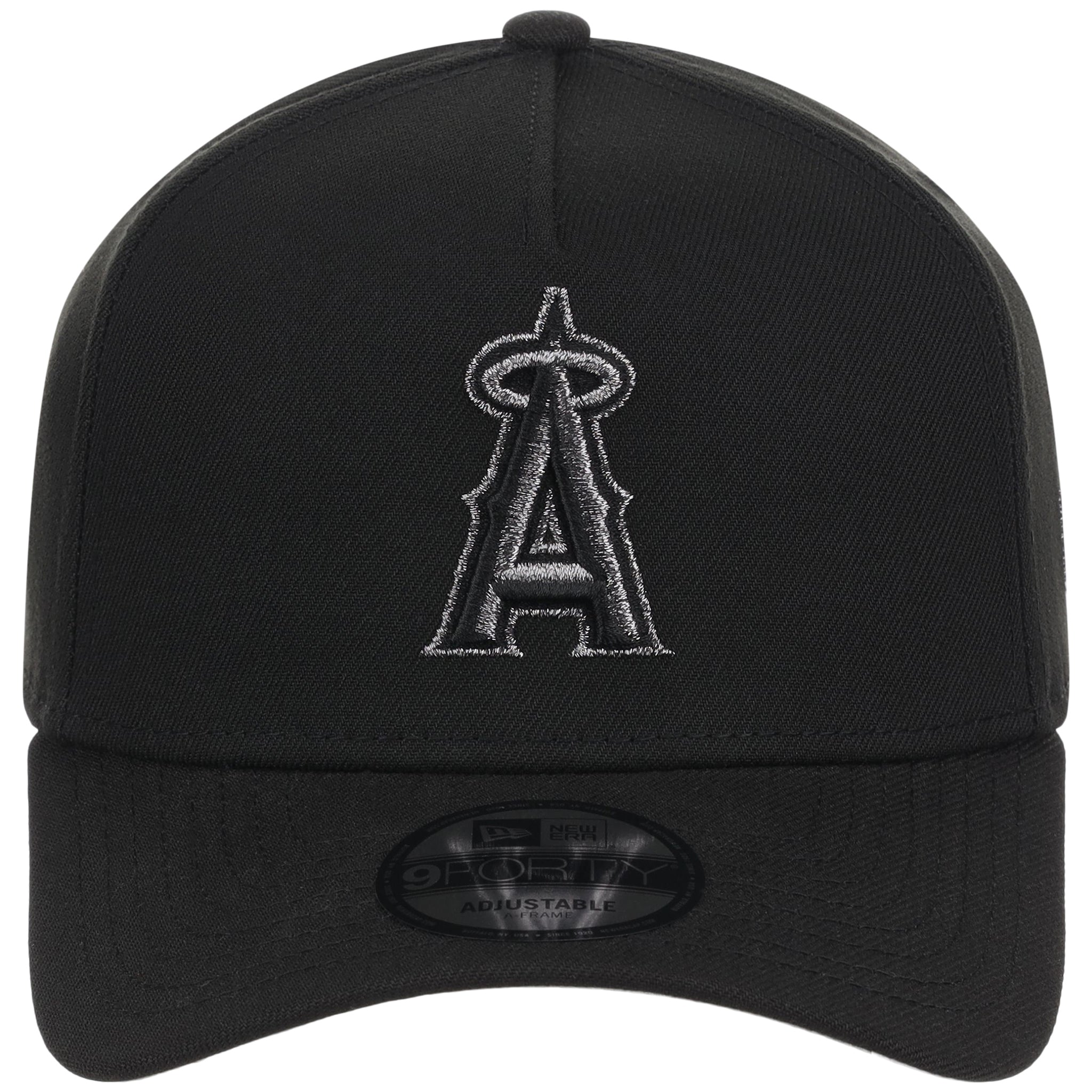 Anaheim Angels MLB Black x Pewter FASHION CORE New Era 9FORTY A-Frame