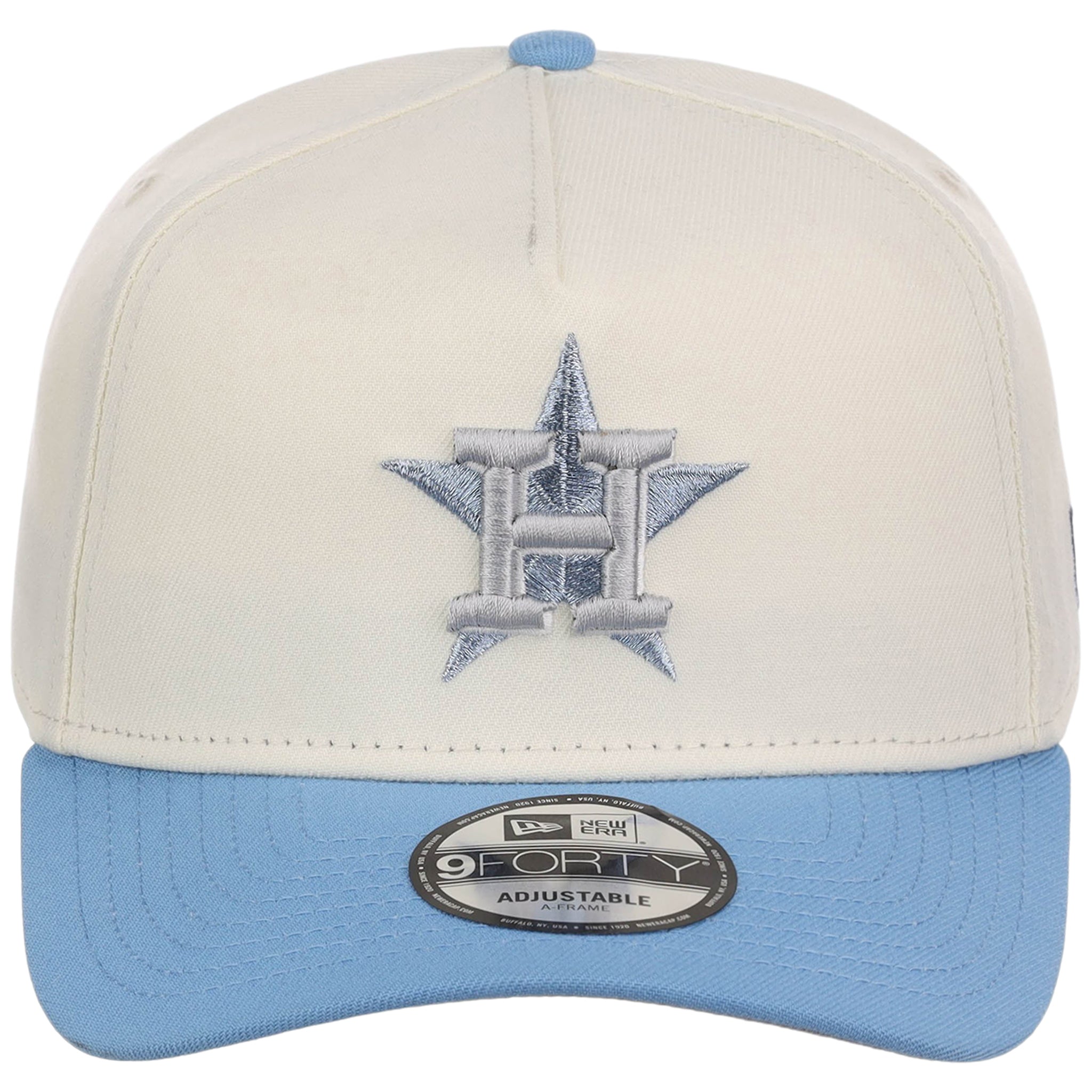 Houston Astros MLB Chrome x Sky FASHION CORE New Era 9FORTY A-Frame