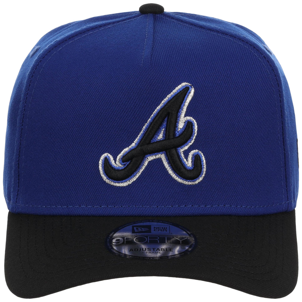 Atlanta Braves MLB Royal x Black FASHION CORE New Era 9FORTY A-Frame