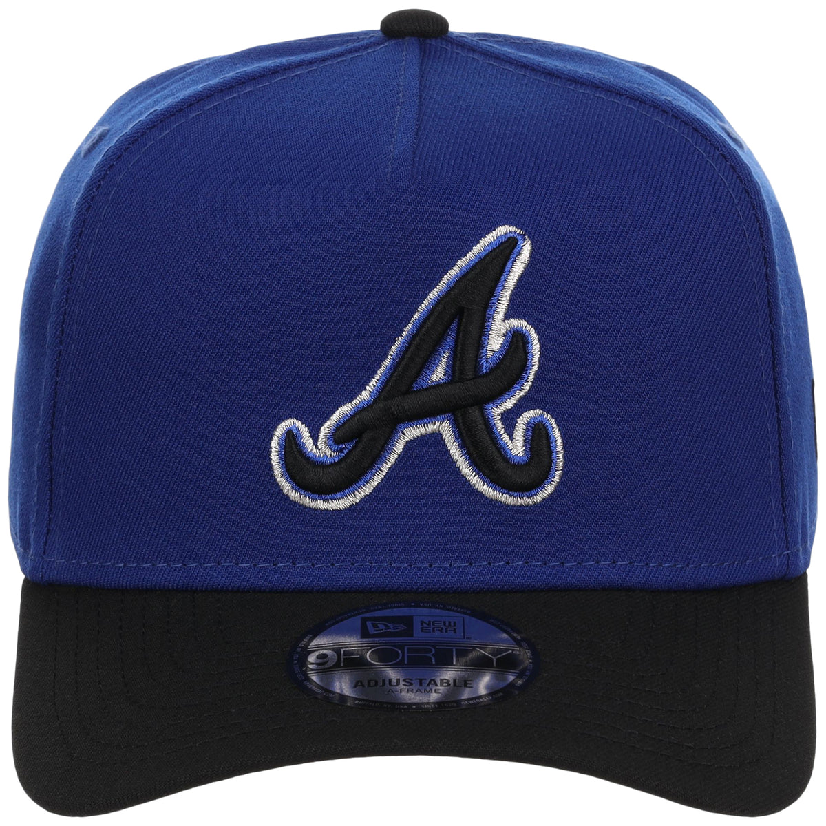 Atlanta Braves MLB Royal x Black FASHION CORE New Era 9FORTY A-Frame