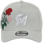 Miami Marlins MLB Denim Flower New Era 9FORTY