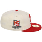 Atlanta Hawks NBA Chrome OTC New Era 59FIFTY (Chrome/Red)