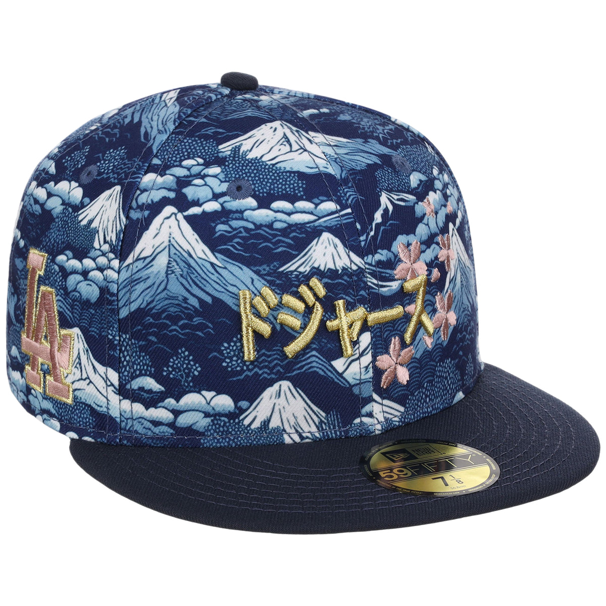 Los Angeles Dodgers Pacific Canvas New Era 59FIFTY (Multi/Dark Royal)