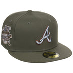 Atlanta Braves MLB Olive Alloy New Era 59FIFTY