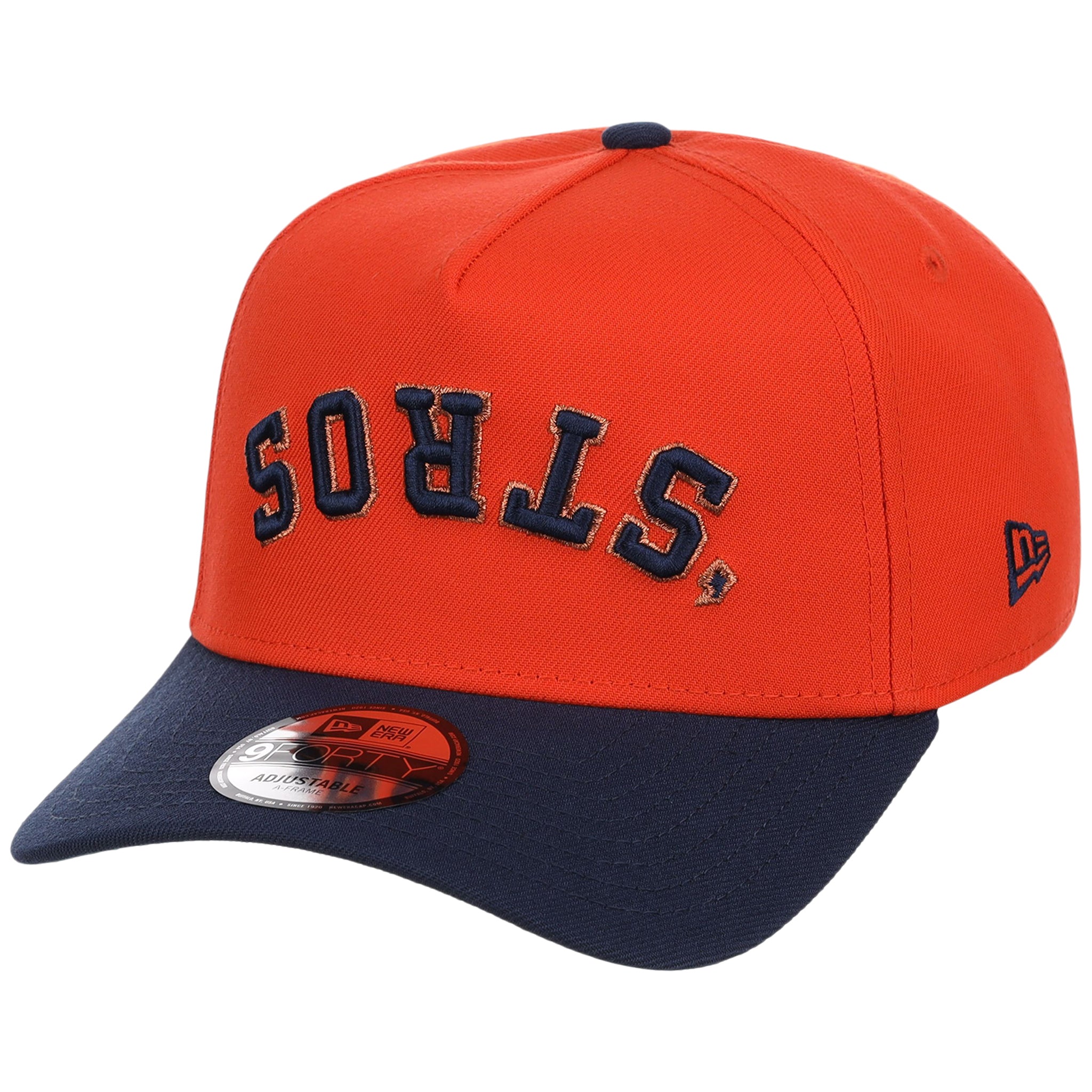 Houston Astros MLB Flipmode 2.0 New Era 9FORTY A-Frame (Orange/Navy/Kelly Green)