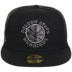 Golden State Warriors NBA Liquid Titanium New Era 59FIFTY