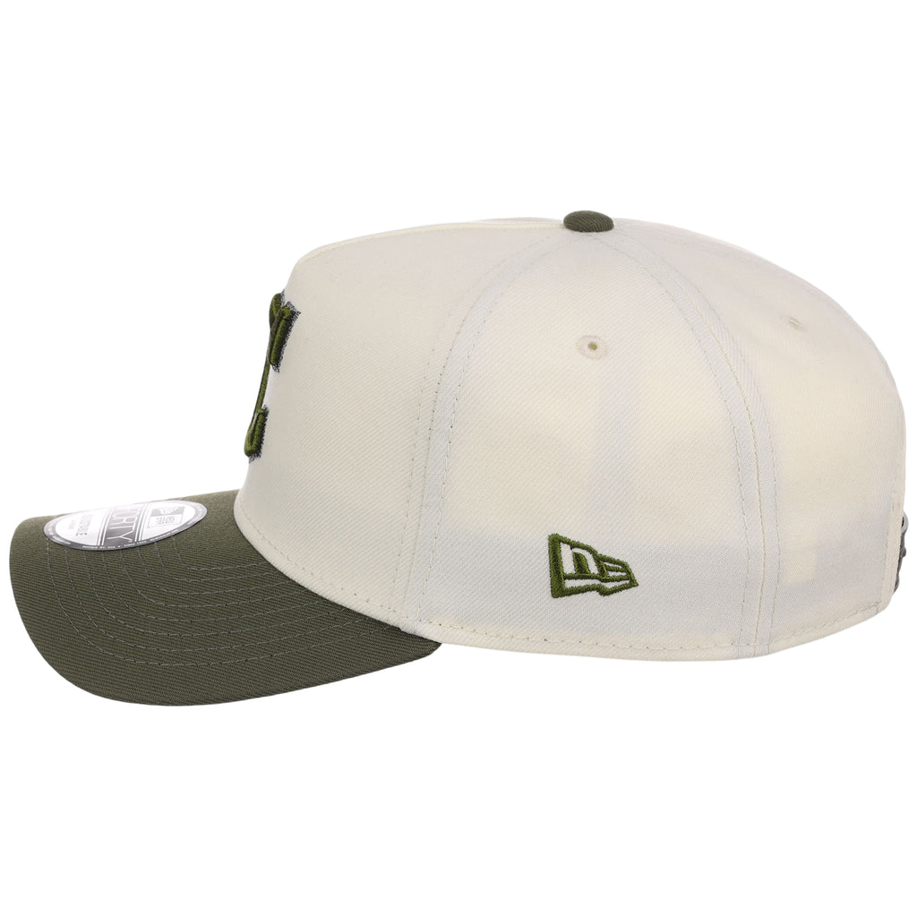 Cleveland Guardians MLB Chrome Olive New Era 9FORTY