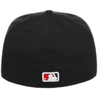 Anaheim Angels Crown the City New Era 59FIFTY Skull (Black/Black/Gray)