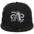 Arizona Diamondbacks Phoenix Crown the City New Era 59FIFTY (Black/Black)
