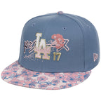 Los Angeles Dodgers Pacific Canvas New Era 59FIFTY (Indigo/Floral)