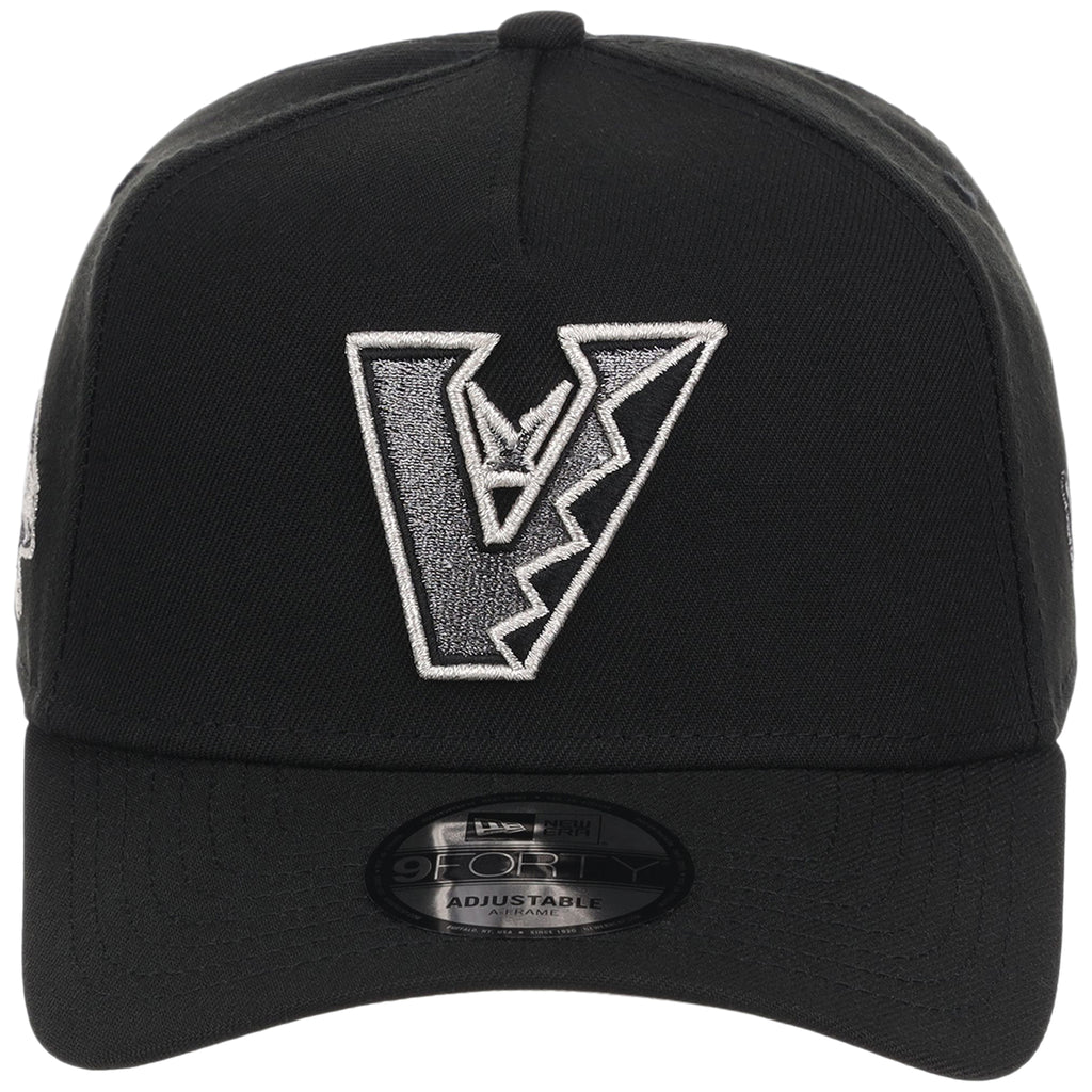 Arizona Diamondbacks MLB Flipmode 2.0 Liquid Titanium New Era 9FORTY A-Frame (Black/Black/Gray)