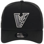 Arizona Diamondbacks MLB Flipmode 2.0 Liquid Titanium New Era 9FORTY A-Frame (Black/Black/Gray)