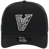 Arizona Diamondbacks MLB Flipmode 2.0 Liquid Titanium New Era 9FORTY A-Frame (Black/Black/Gray)