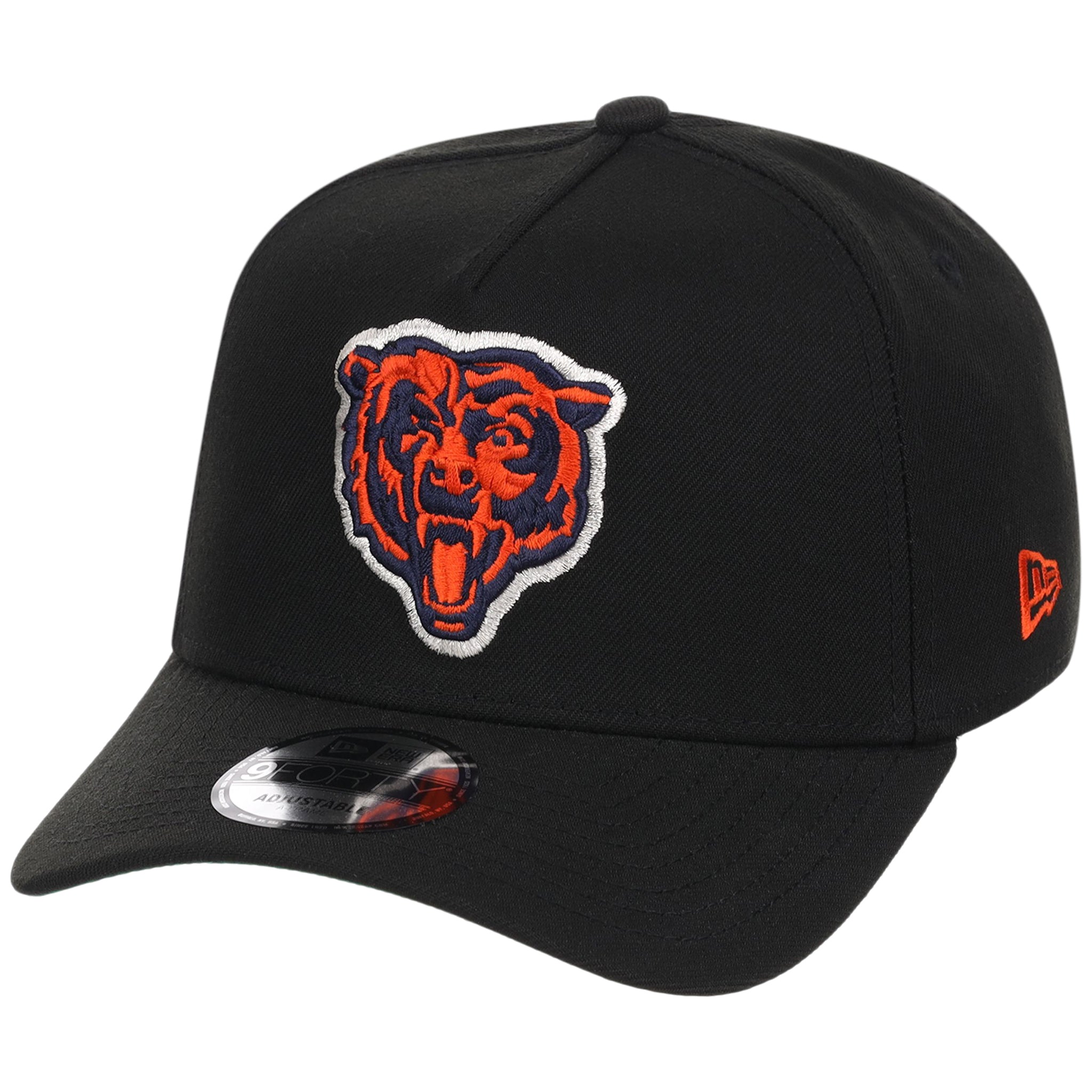 Chicago Bears NFL Black Dome New Era 9FORTY A-Frame