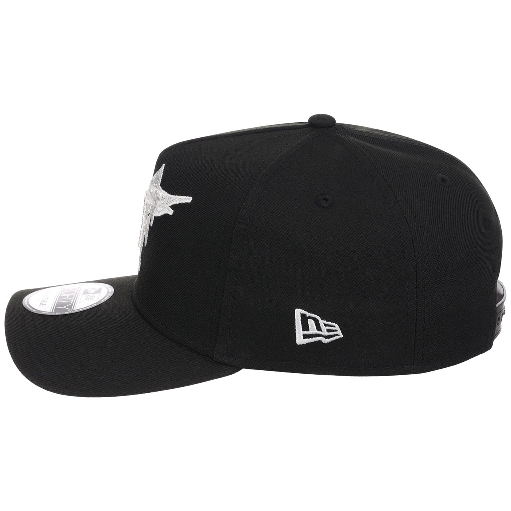 Miami Marlins MLB Black x White FASHION CORE New Era 9FORTY A-Frame